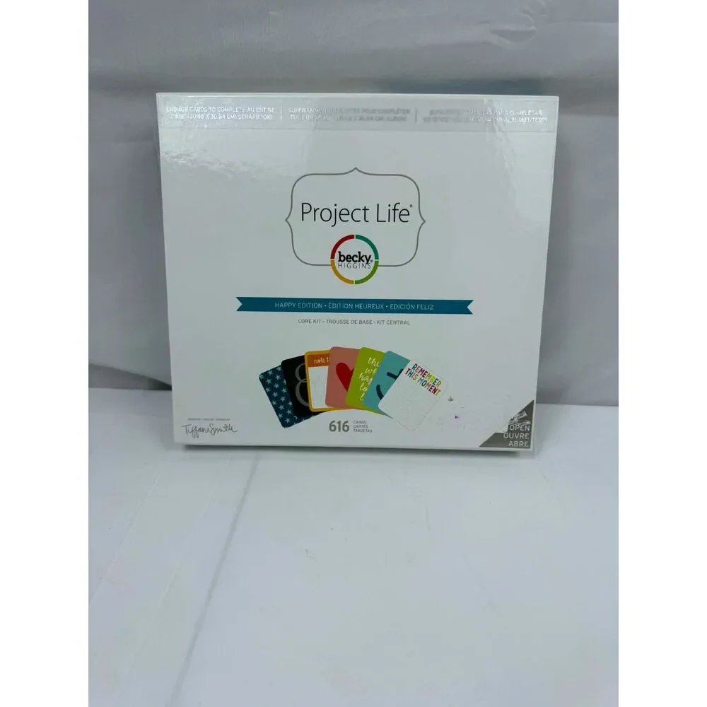 Becky Higgins Project Life Happy Edition Core Kit Scrapbooking 616 Cards BNIB